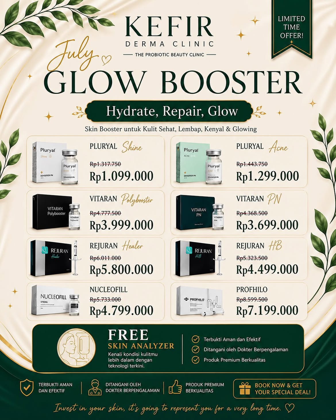 Poster promo July Beauty Festival is Here! 5